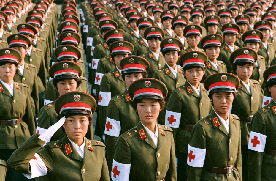 超珍贵老照片再现1984年中国三军大阅兵