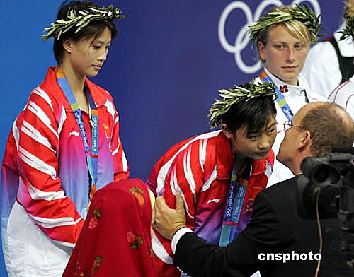 劳丽诗,李婷夺得奥运会跳水金牌