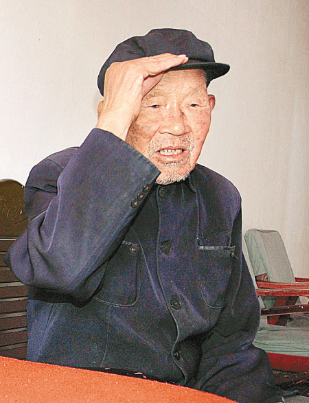 老红军讲述抗战经历:一夜与鬼子拼7次刺刀(图)