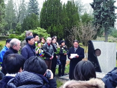 南京市政府出资柏林重修拉贝墓(图)