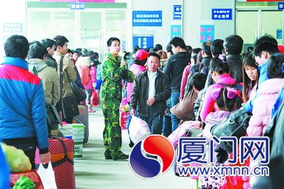 厦门列车开行数创新高预备6个滞留应急安置点