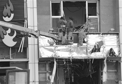 燕郊一饭店爆炸有人被气浪掀起离地老板曾喊快跑