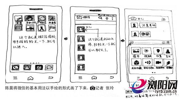 ���ϰ����Ů���ֻ�ָ�Ͻ̸�ĸ��΢�ţ�ͼ��