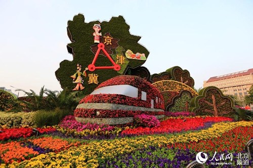 天安门巨型花篮将用3D扫描定位:每朵花都有坐标