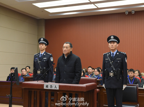 江苏省委原秘书长赵少麟案开庭:行贿王敏444余万