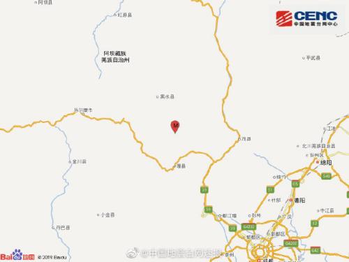 2019四川地震9月17日最新消息：阿坝州理县发生地震