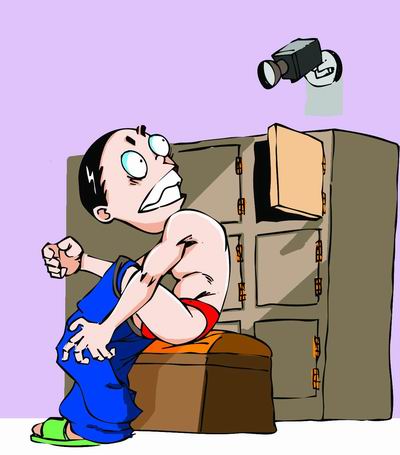 浴池摄像头"偷窥"众浴客 顾客称此举侵权(图)