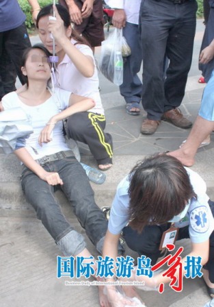 无证司机斑马线车撞女大学生致其三处骨折(图)