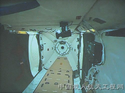 天宫一号舱内实景