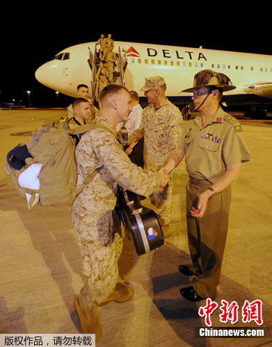 二战后首批美军士兵抵澳大利亚