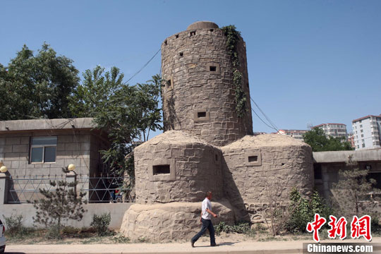 组图:山西太原城中最后的碉堡