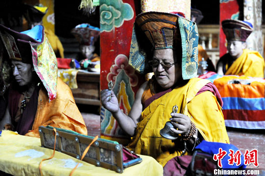 7月29日,记者走进四川阿坝州壤塘县探访藏传佛教噶举派的曾克寺.