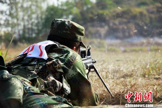 弹火咆哮 武警宿迁支队实弹射击锻造"利剑"