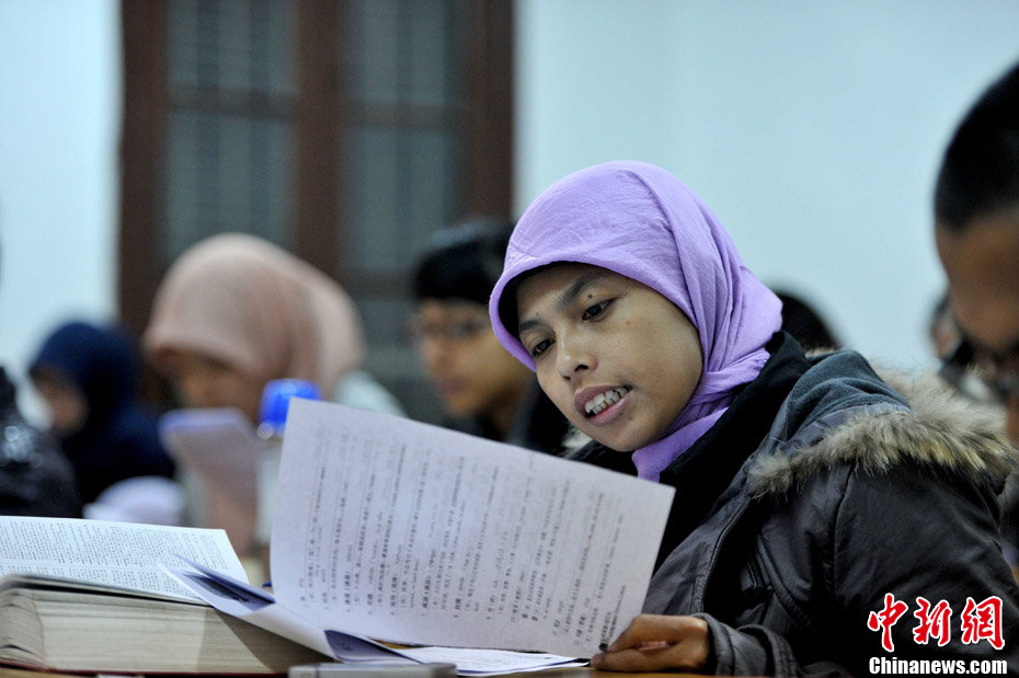 海外留学生福建欢乐学汉语