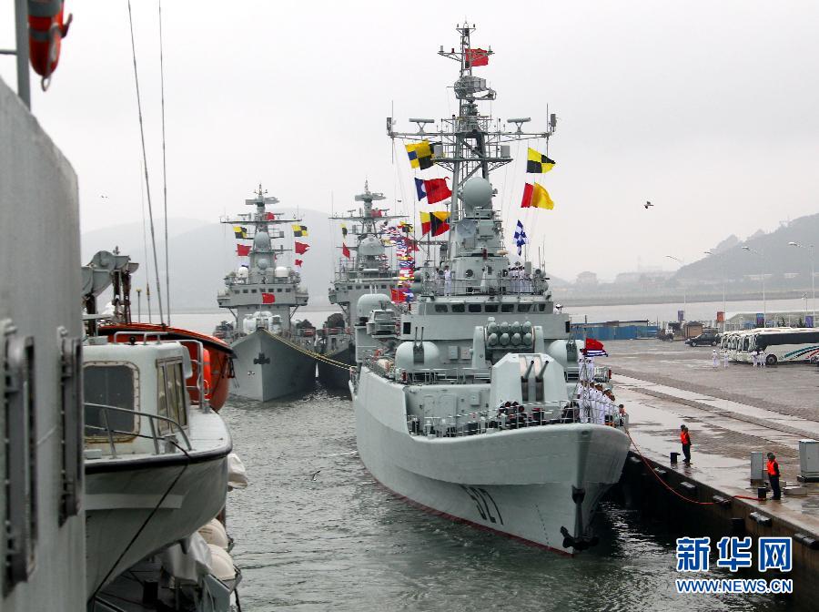 中国海军舰艇编队起航访问俄罗斯,朝鲜