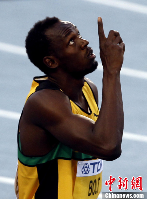"闪电"博尔特抢跑犯规痛失卫冕机会