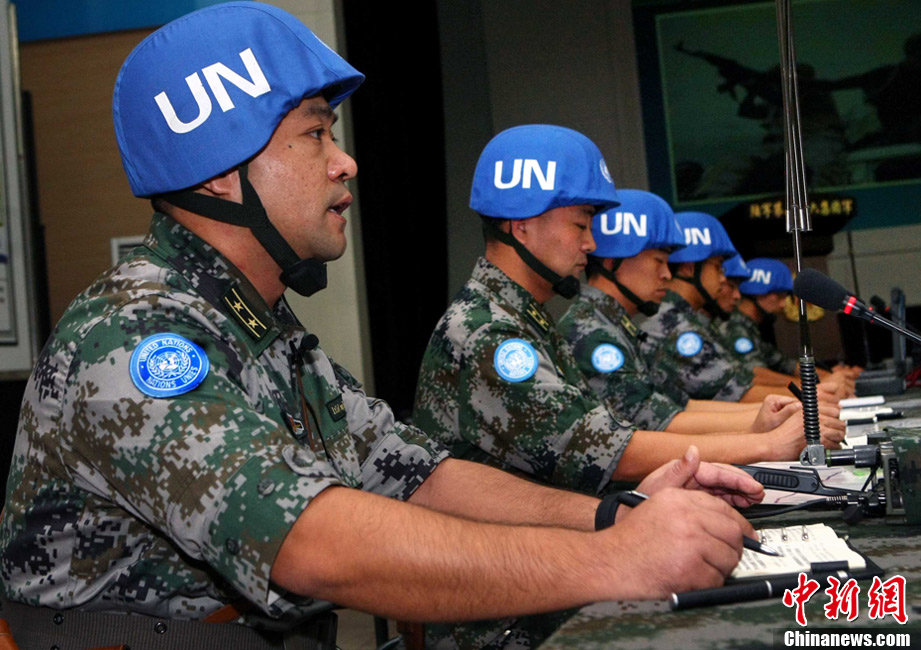 解放军举行蓝盔行动2011演练活动