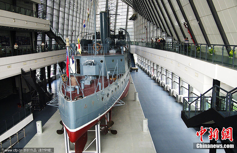 武汉中山舰景区向公众开放 (3/4)