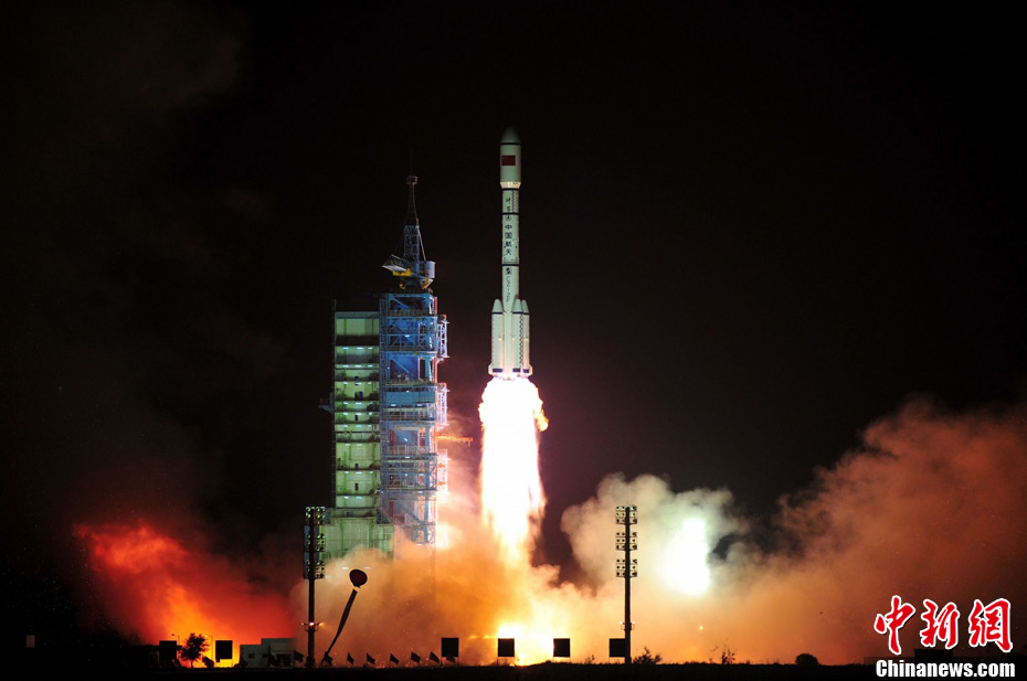 "天宫一号"发射升空图片全纪录