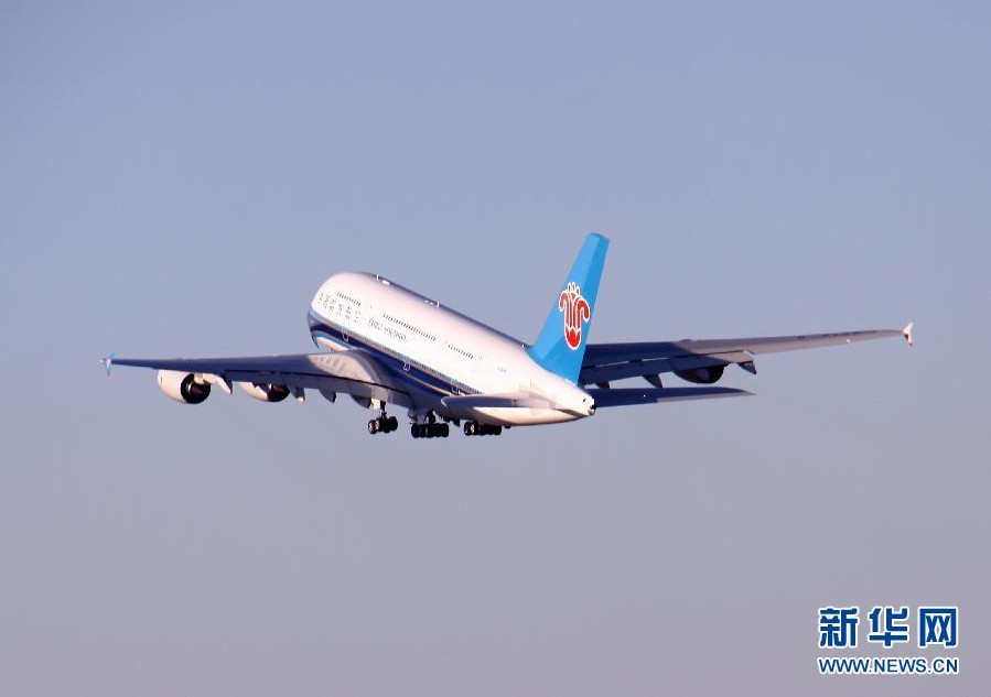 探访中国首架空客a380客机
