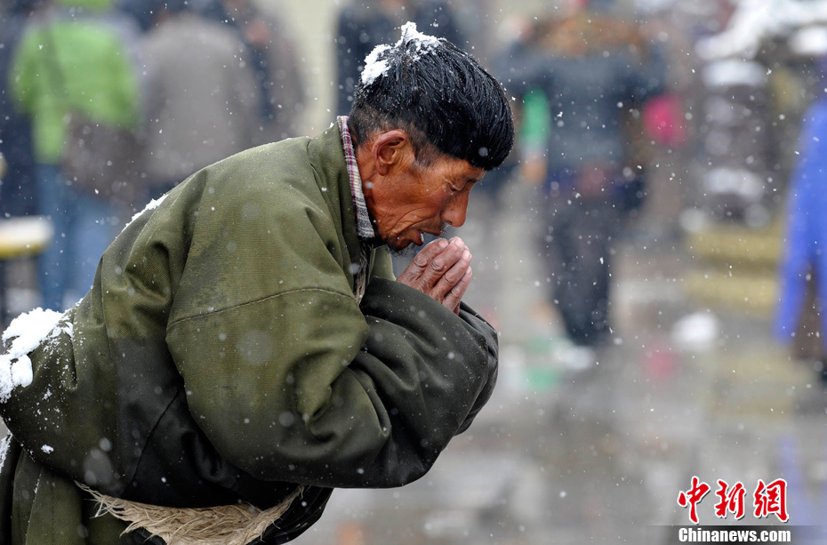 古城拉萨 喜迎瑞雪
