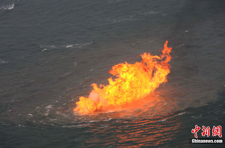 中海油珠海管线残余气量即将泄完