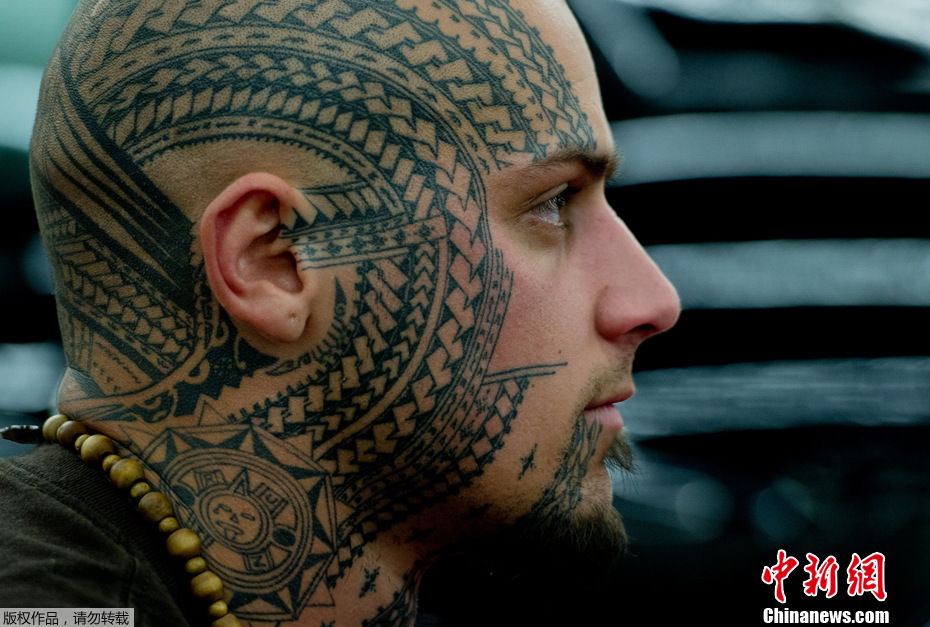 德国举行国际纹身大会另类艺术令人瞠目34