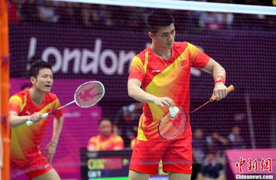 风云组合夺冠 中国包揽5枚羽毛球金牌