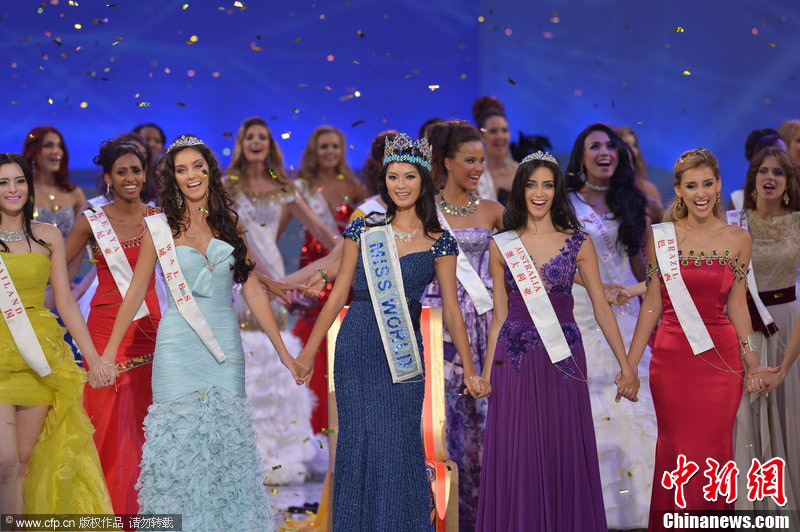 2012世界小姐总决赛落幕 东北姑娘于文霞美艳
