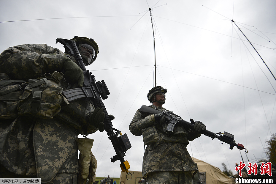 美军在欧洲举行23年来最大规模演习