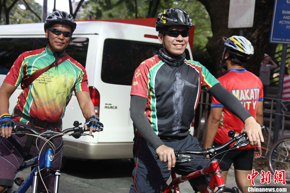 合作伙伴在菲首都大马尼拉地区的马卡蒂市和帕西格市举办"无车日"活动