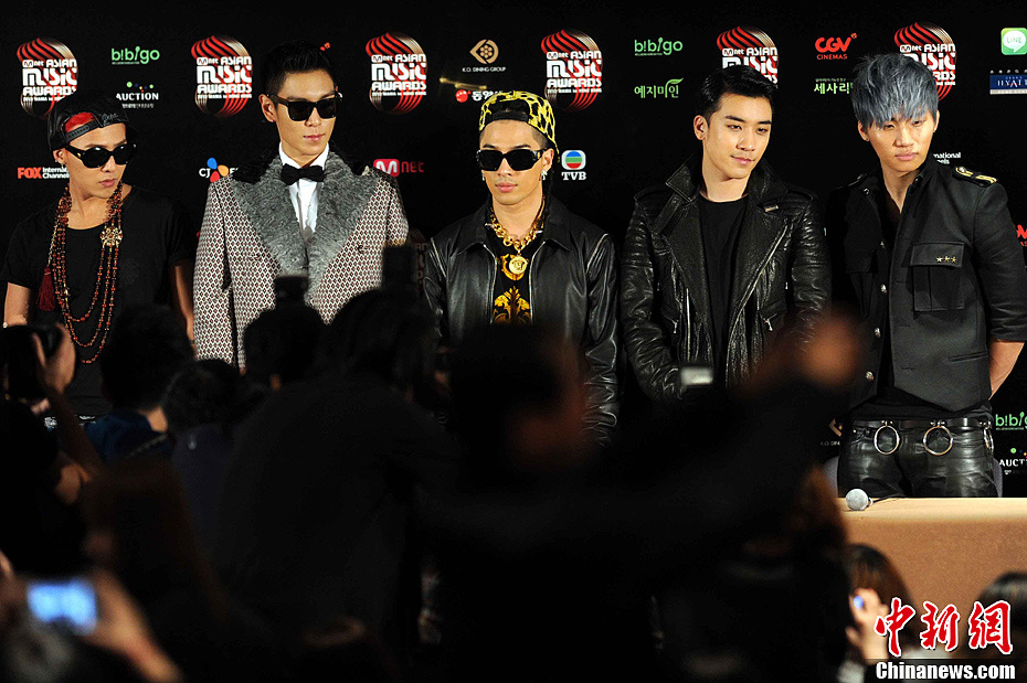 big bang夺mama年度最佳艺人大奖