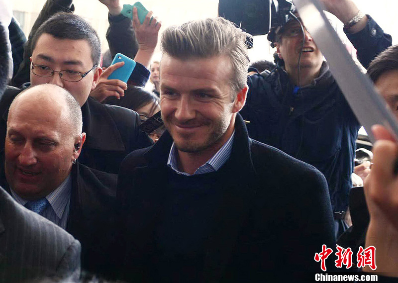 2013年3月20日,北京,2013贝克汉姆中国行.