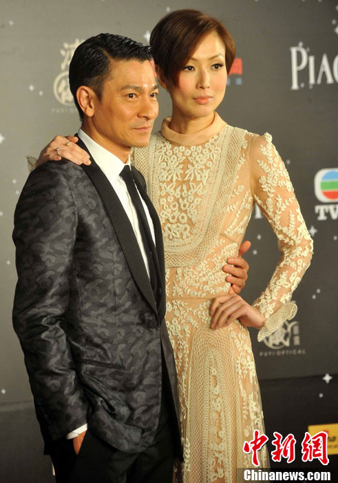 "金像"红毯秀——刘德华,郑秀文