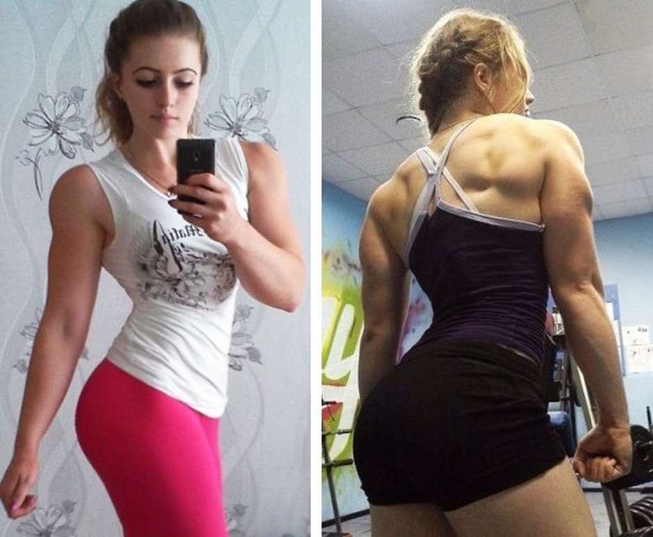 俄17岁最萌女汉子走红 天使面孔猛男身材