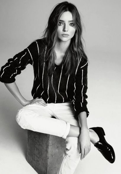 米兰达·可儿拍摄秋冬时装大片