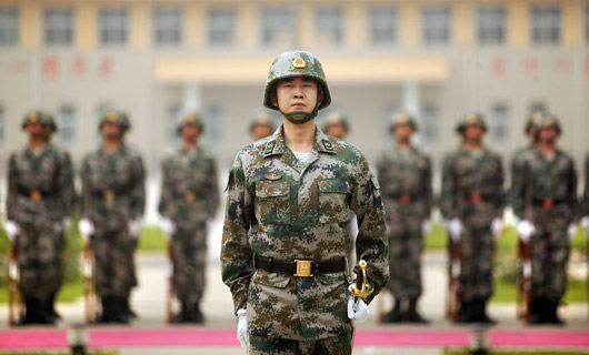 北京卫戍区警卫三师营区向中外记者开放