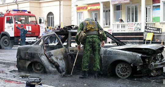 组图:俄车臣发生自杀式爆炸事件(2)