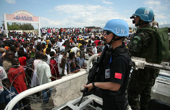 公安边防部队赴海地维和警察防暴队纪实——中新网