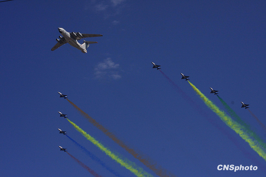 国庆60周年阅兵式—空中梯队篇