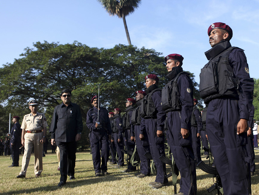 印度精英特种部队接受检阅