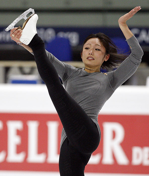 花滑美女备战2010花滑世锦赛 2010年世界花样滑冰锦标