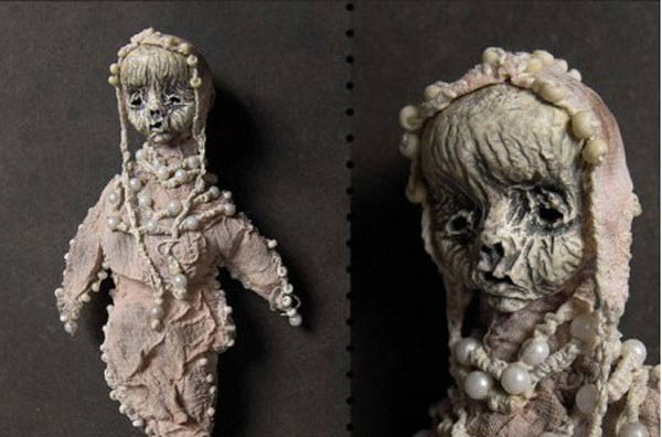 令人毛骨悚然的婴儿木乃伊