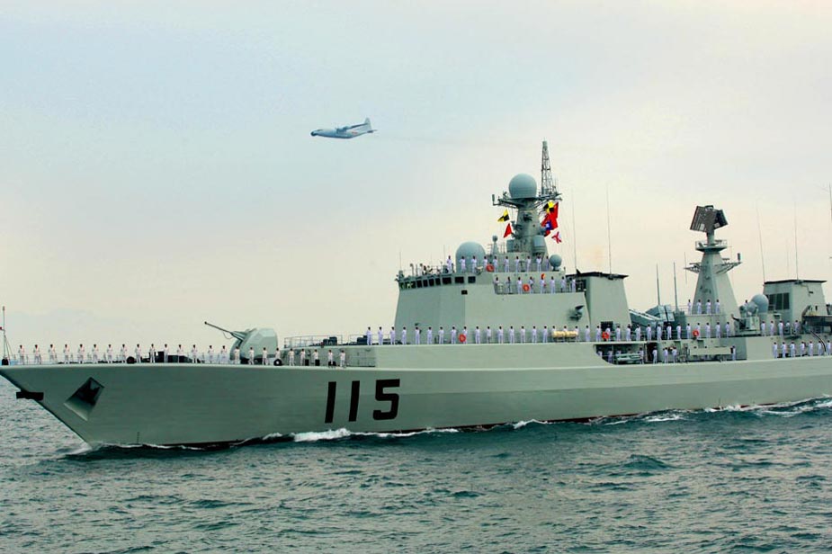 中国海军成立60周年海上阅兵精彩回放