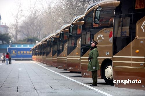 图:北京京西宾馆以最佳状态服务"两会"