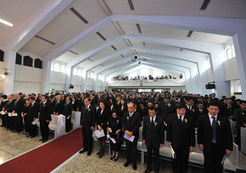 组图赵兰坤追思会举行连战追忆母亲生平3