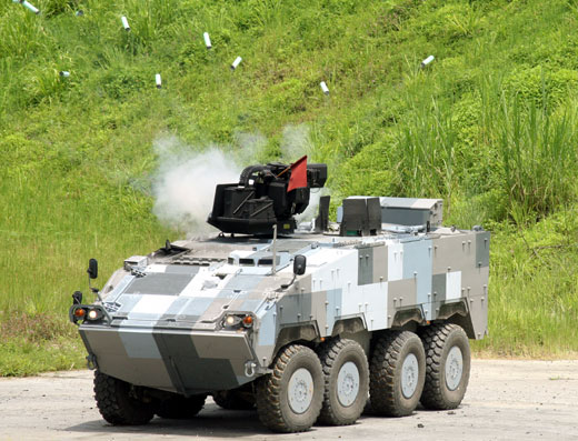 组图台军方展示云豹装甲车各项性能2