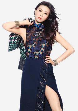 孙莹莹展现自信魅力 穿prada如女神降