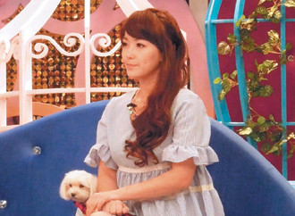 郭人豪的妻子nina昨天照常录节目.台湾《联合报》图