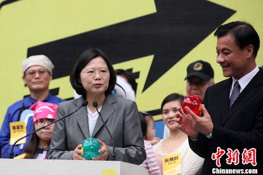 蔡英文喊两岸新口号党友预判她明年必争党魁